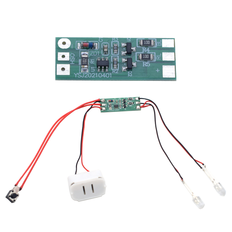 Rc Hobby Warehouse - 3-12V Strobe Blinkmodul Rot Blau 2-Farben-LED-Licht
