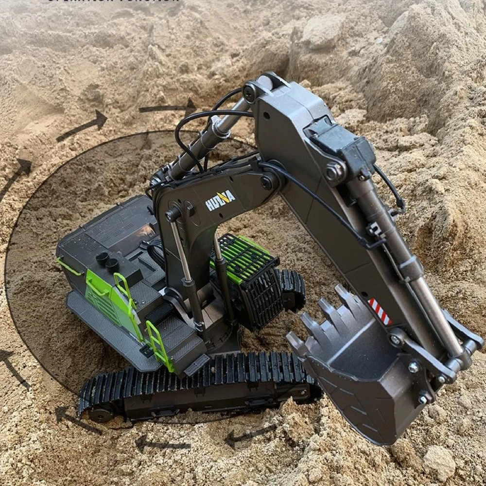 Rc Hobby Excavator - HUINA 1593 1/14 RC Bagger-LKW aus