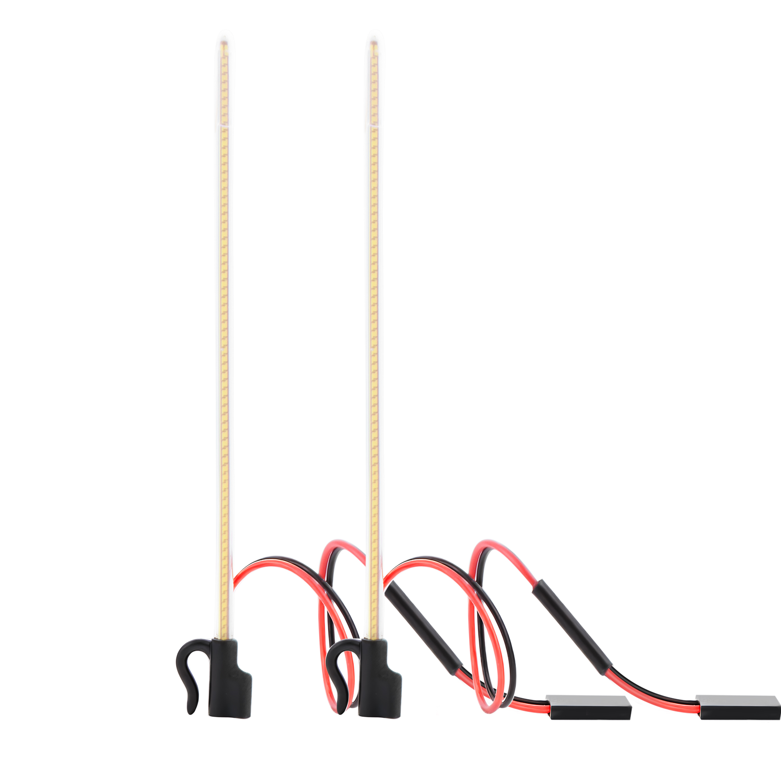 Yunshen Rc Hobby - ModRax 2 Stück LED RC-Antennenlichter, Zuschneidbare