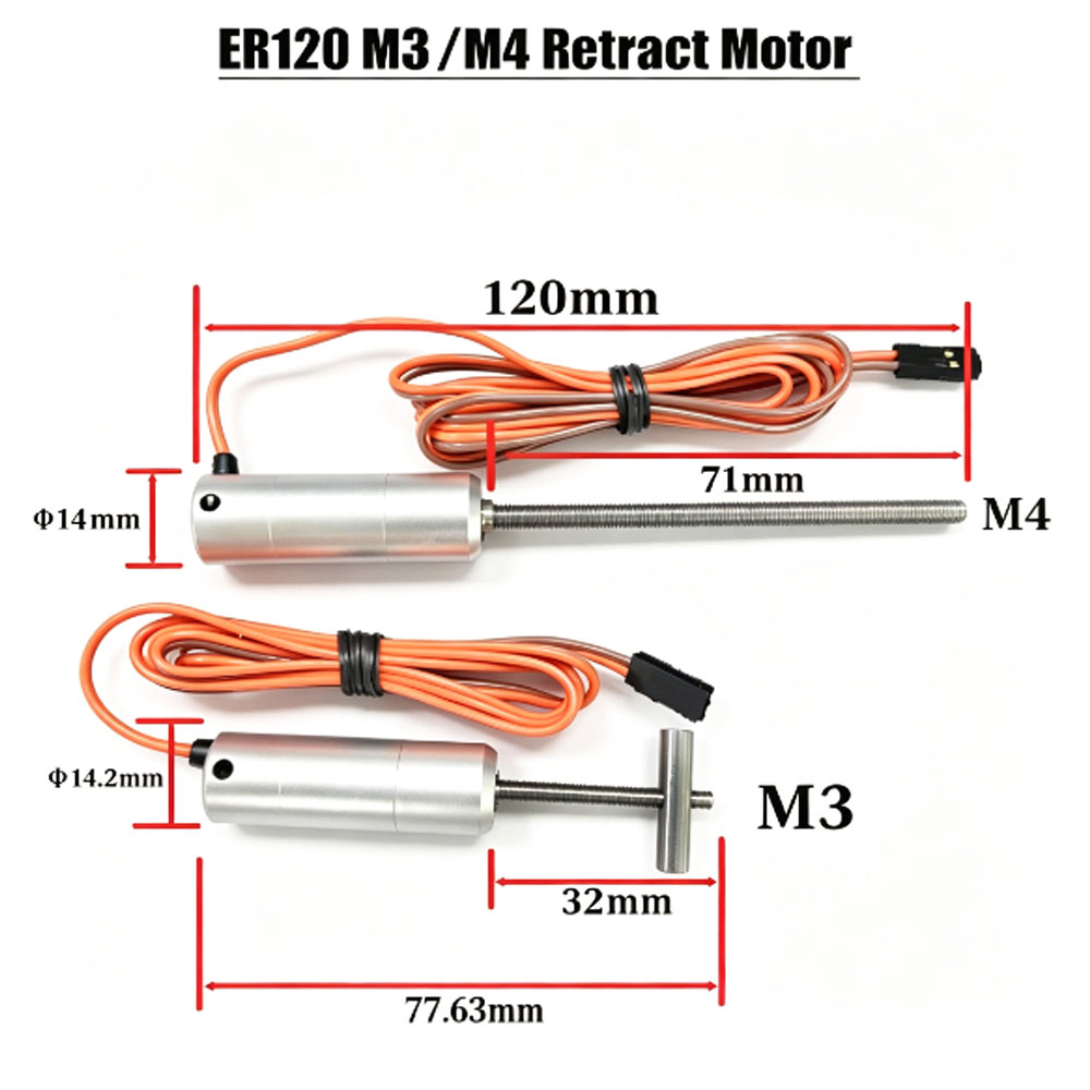 Jp Hobby-Rc - Vollmetall Elektrischer Einziehbarer Motor JP Hobby
