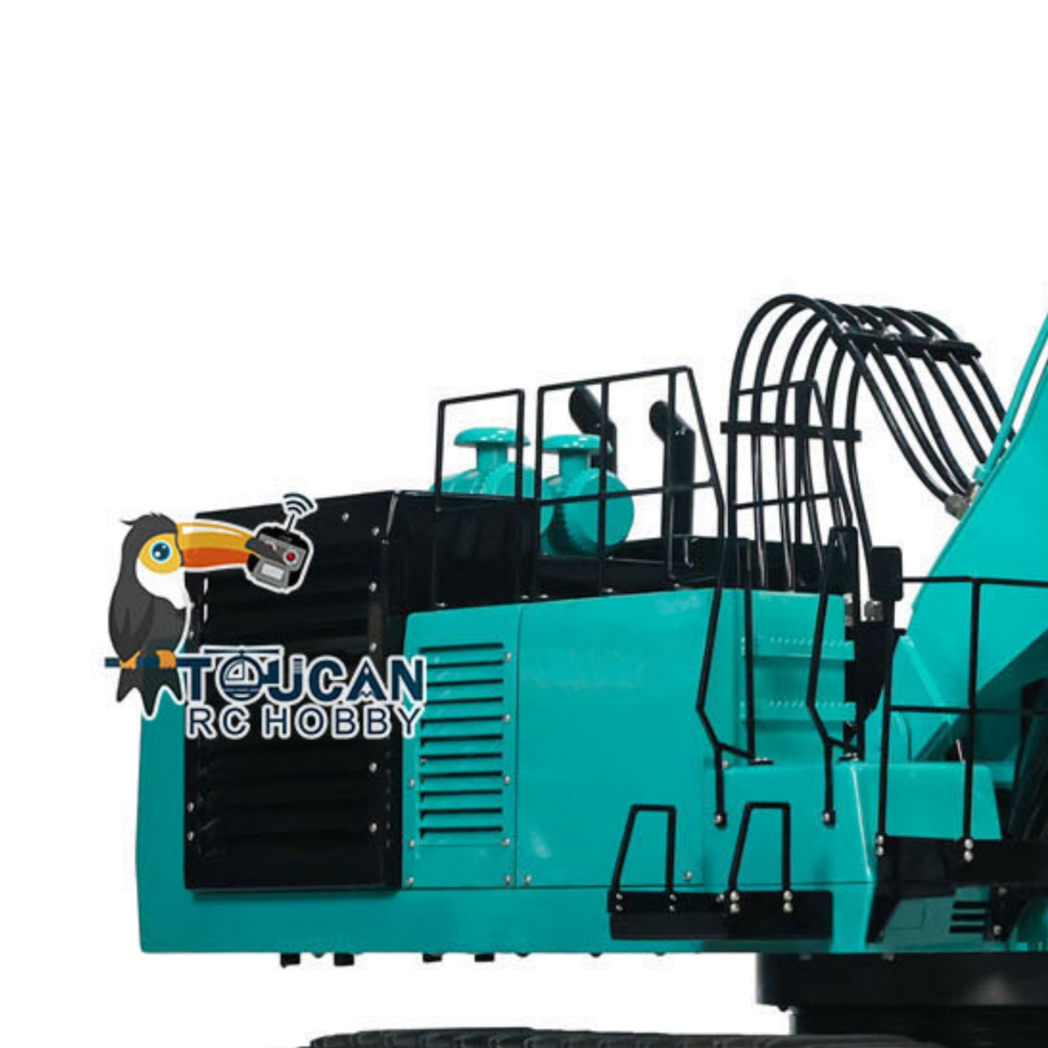 Rc Hobby Excavator - 1/8 Skala PC1250 RC Hydraulikbagger Metall