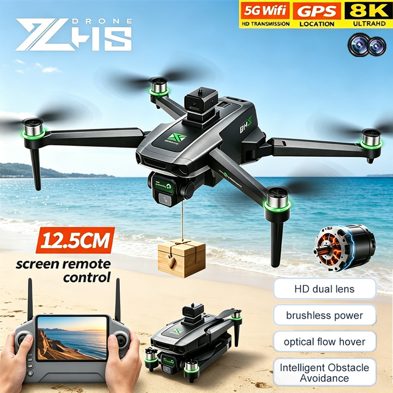 Rc Plane Hobby Zone - Professionelle ZH8 Ferngesteuerte Mini-Drohne 8K FPV