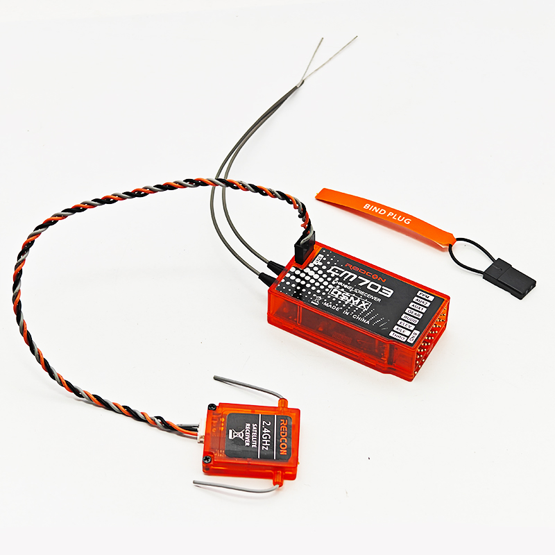 Rc Hobby Shops - CM703 7-Kanal-2,4-GHz-RX-Empfänger mit Satelliten-PPM- und PWM-Ausgang,