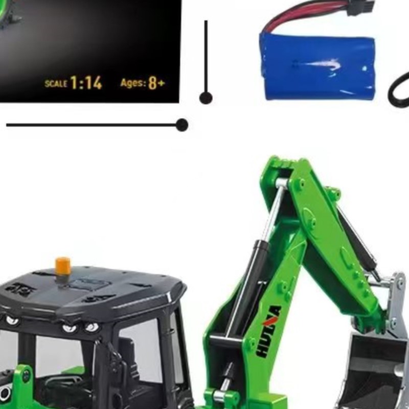 Rc Hobby Excavator - US-Verkauf HUINA 1/14 1579 Ferngesteuerter Bagger