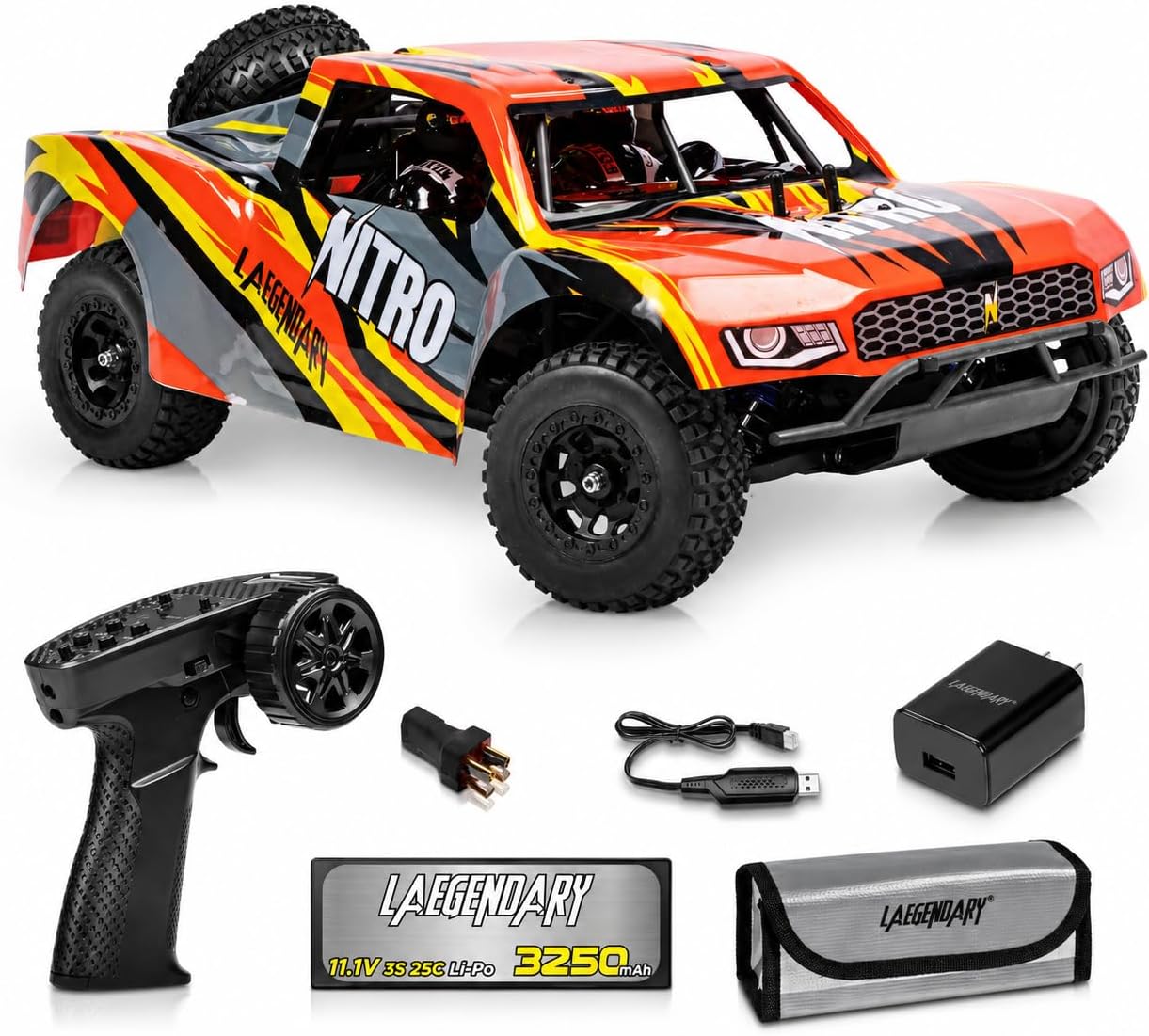 Rc Roc Hobby - Allradantrieb 2,4GHz Short Course Truck, 1:8