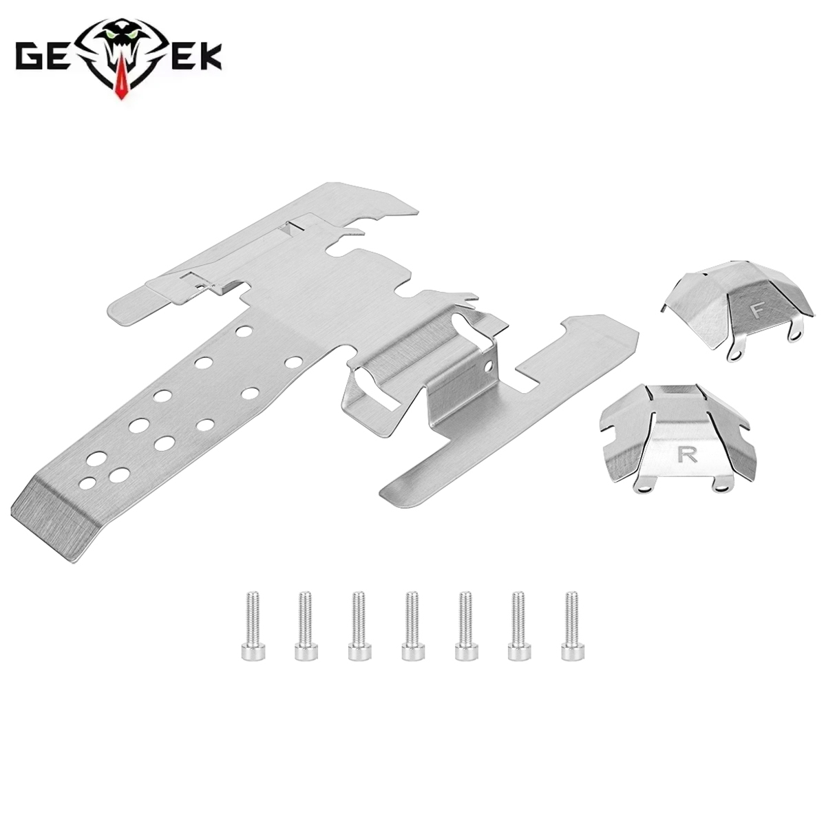 Rc Hobby Crawler - Edelstahl-Unterfahrschutz-Set für 1/10 RC Crawler Auto