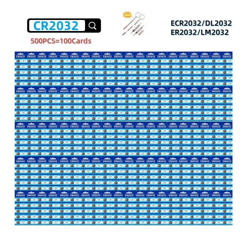 Großhandel 100-1000PCS CR2032  – Rc Hobby Wholesale Bewertung und Preis