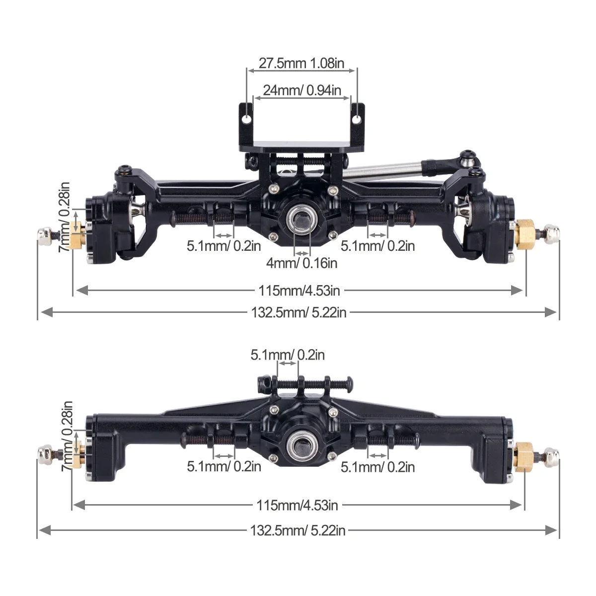 CNC-Portalachsen aus Aluminium – Rc Hobby Crawler Bewertung und Preis