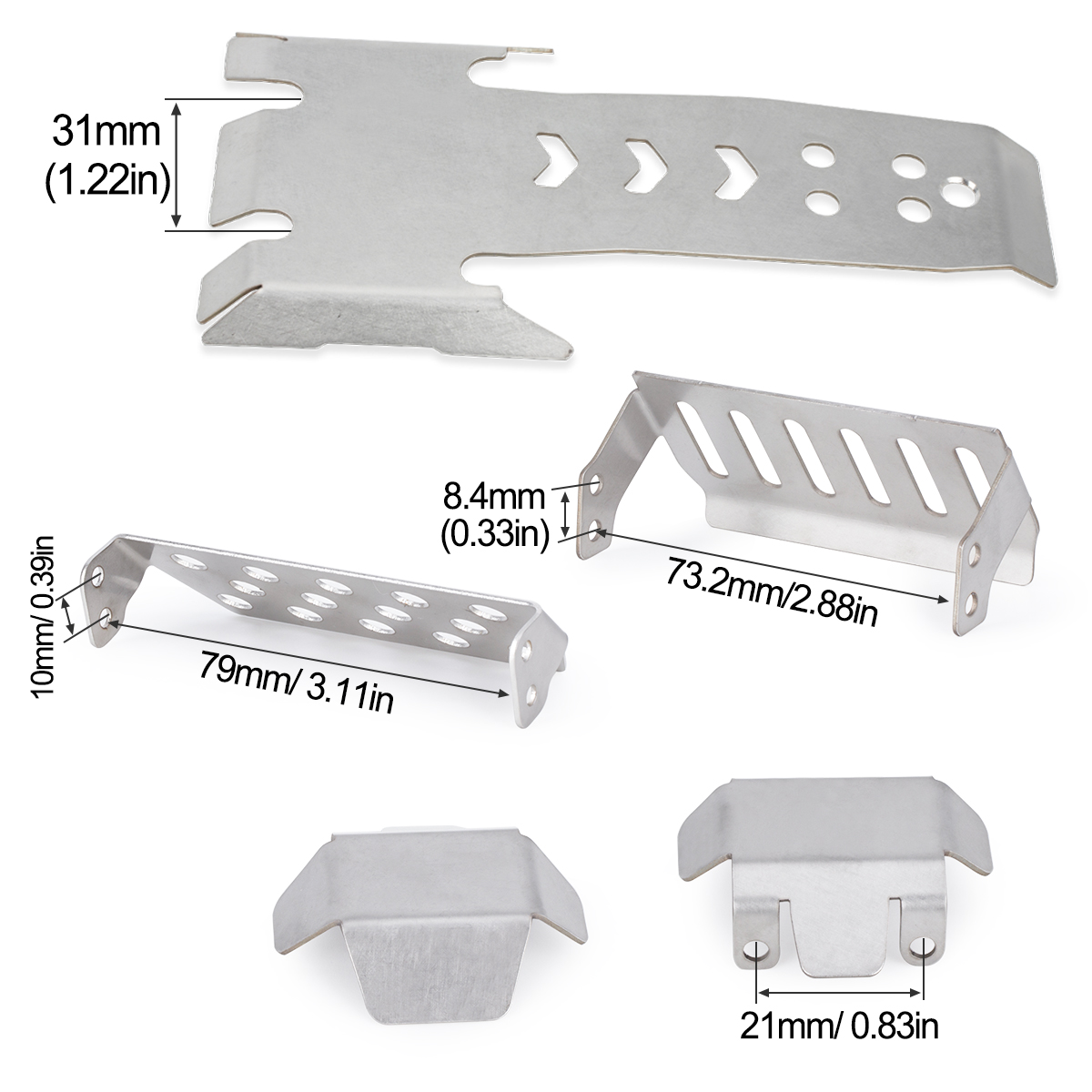 Edelstahl-Achsenschutz Unterfa – Rc Hobby Crawler Bewertung und Preis