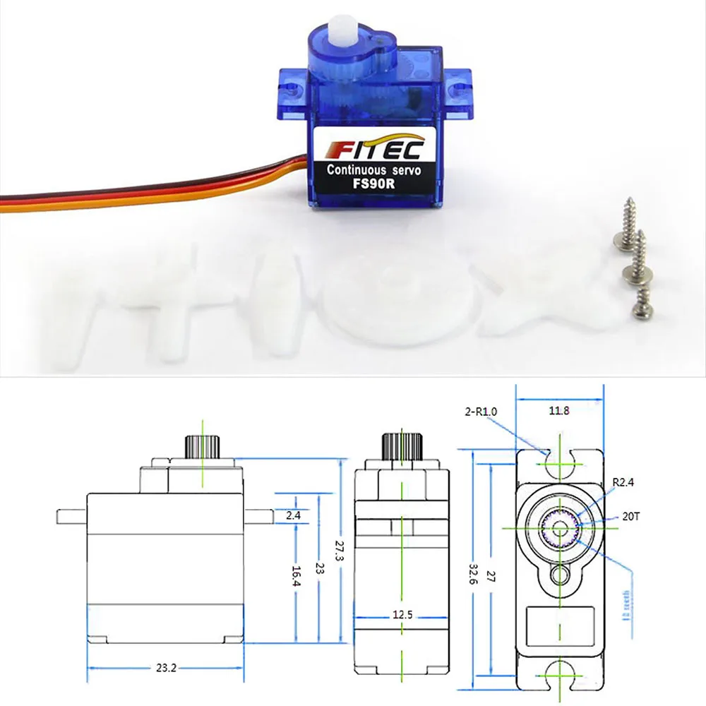 Feetech Mini FS90R Micro Servo – Rc Hobby Shops Bewertung und Preis