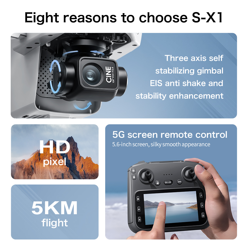 Original S-X1 Drohne 8K HD Pro – Rc Hobby China Bewertung und Preis