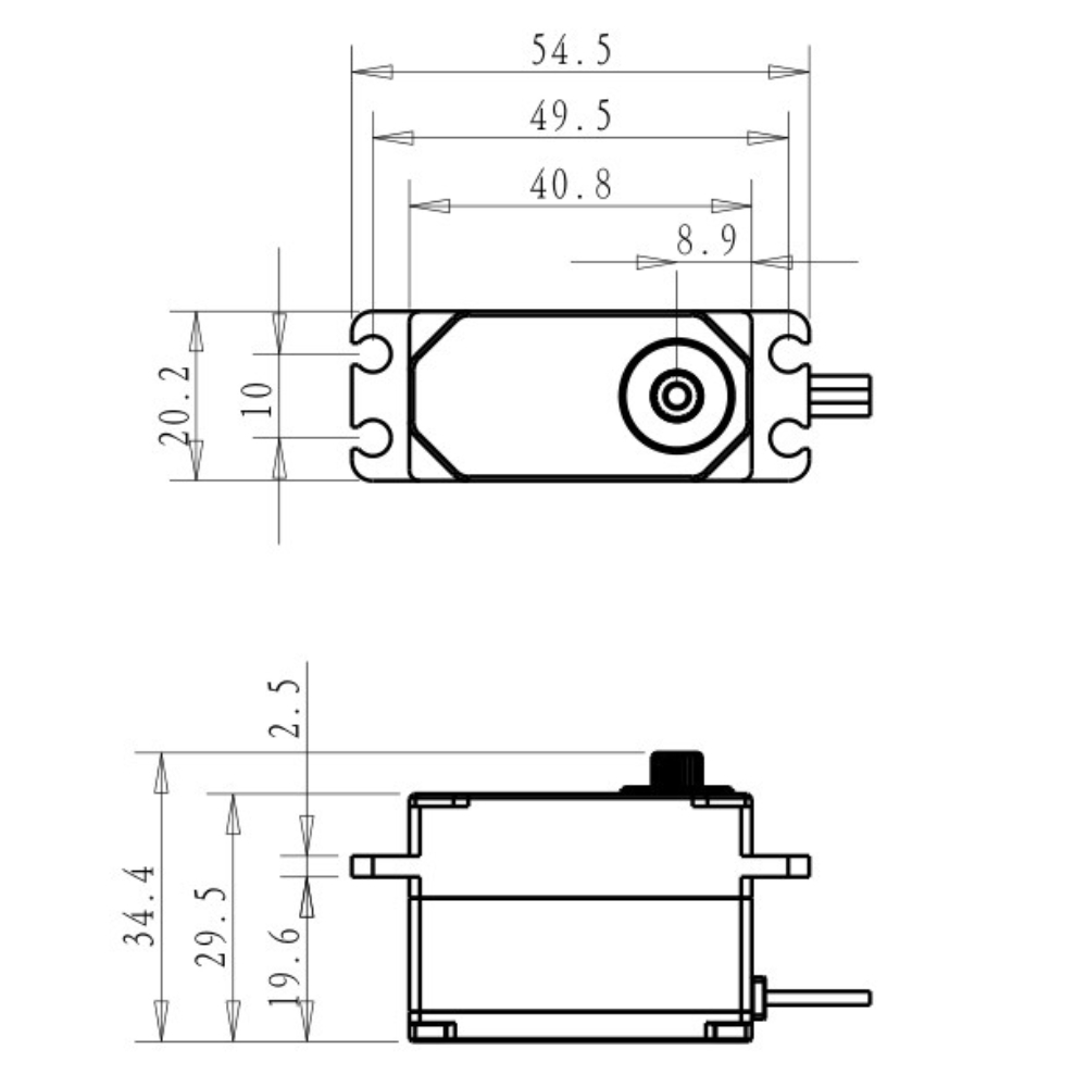 Dsservo BLS4355 55KG Flaches V – Rc Hobby Shops Bewertung und Preis
