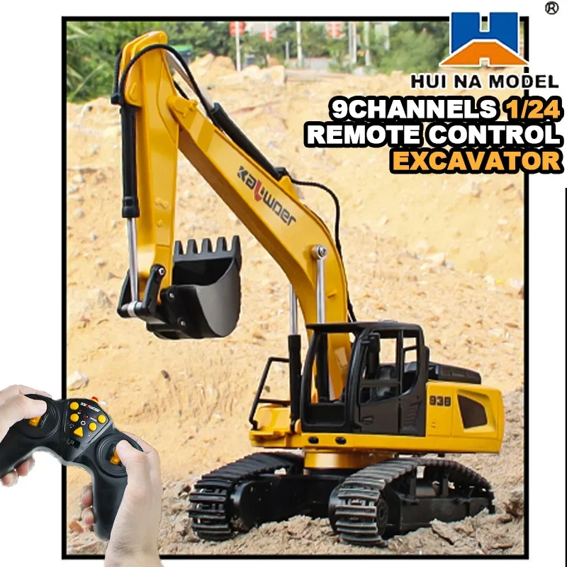 Huina Rc Bagger 1/24 9Ch Fernb – Rc Hobby Excavator Bewertung und Preis