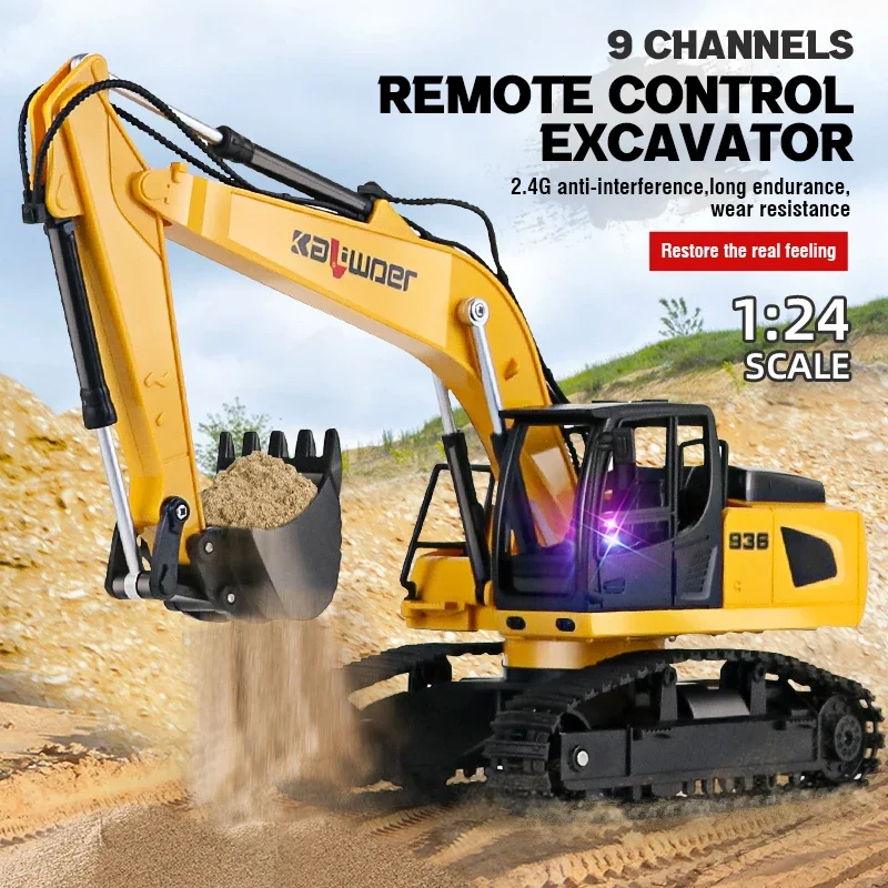 Huina Rc Bagger 1/24 9Ch Fernb – Rc Hobby Excavator Bewertung und Preis