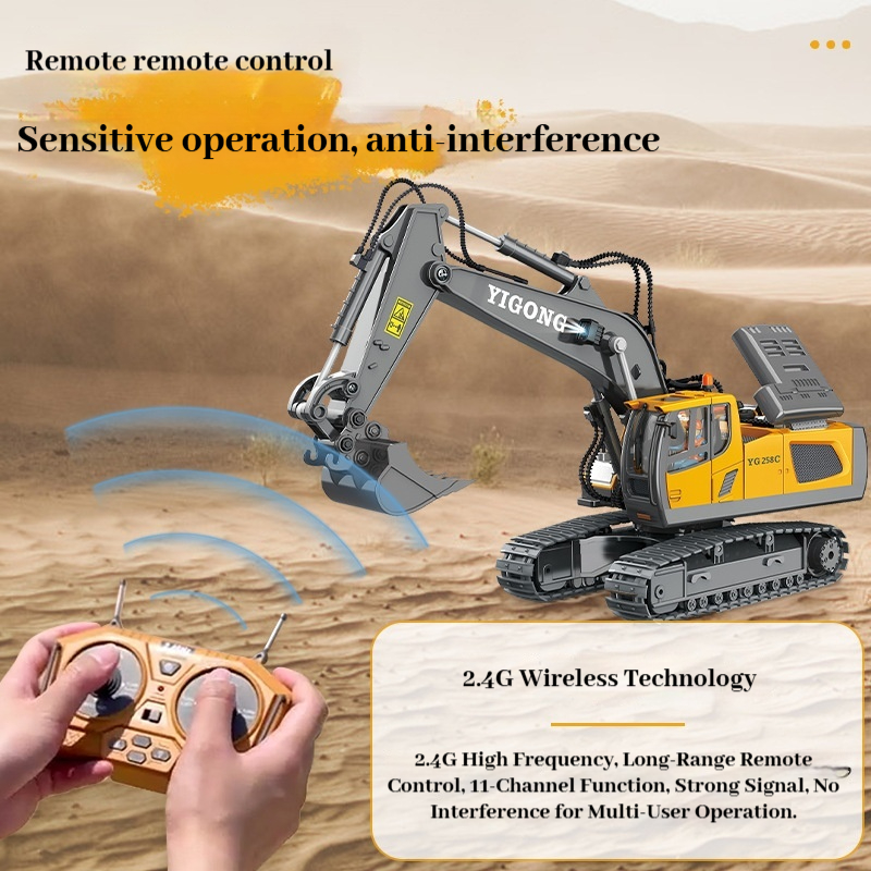 YIGONG Legierungs-Ferngesteuer – Rc Hobby Excavator Bewertung und Preis