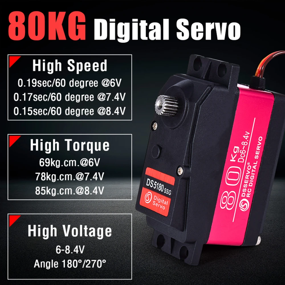 Dsservo Wasserdicht DS5180 80  – Rc Hobby Shops Bewertung und Preis