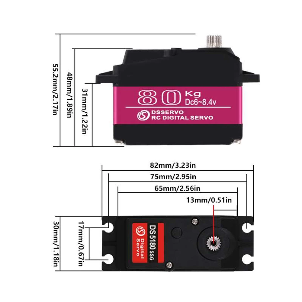 Dsservo Wasserdicht DS5180 80  – Rc Hobby Shops Bewertung und Preis